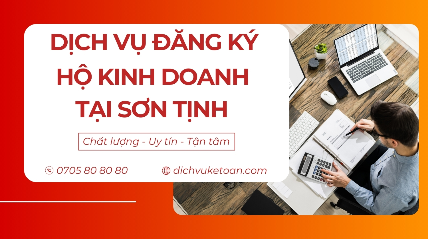 Đăng ký hộ kinh doanh cá thể Sơn Tịnh