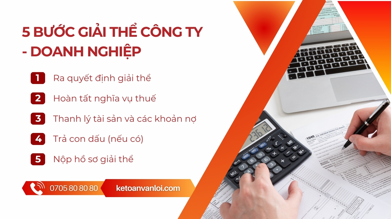 Dịch vụ giải thể công ty Quảng Ngãi